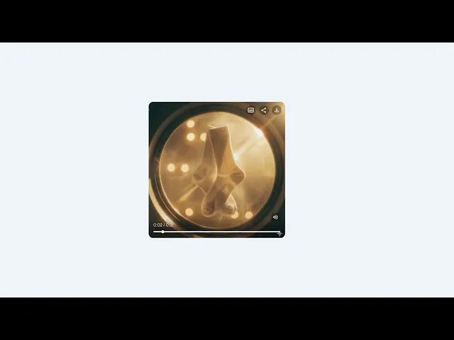 Gemini app interface showing the music generation prompt input field