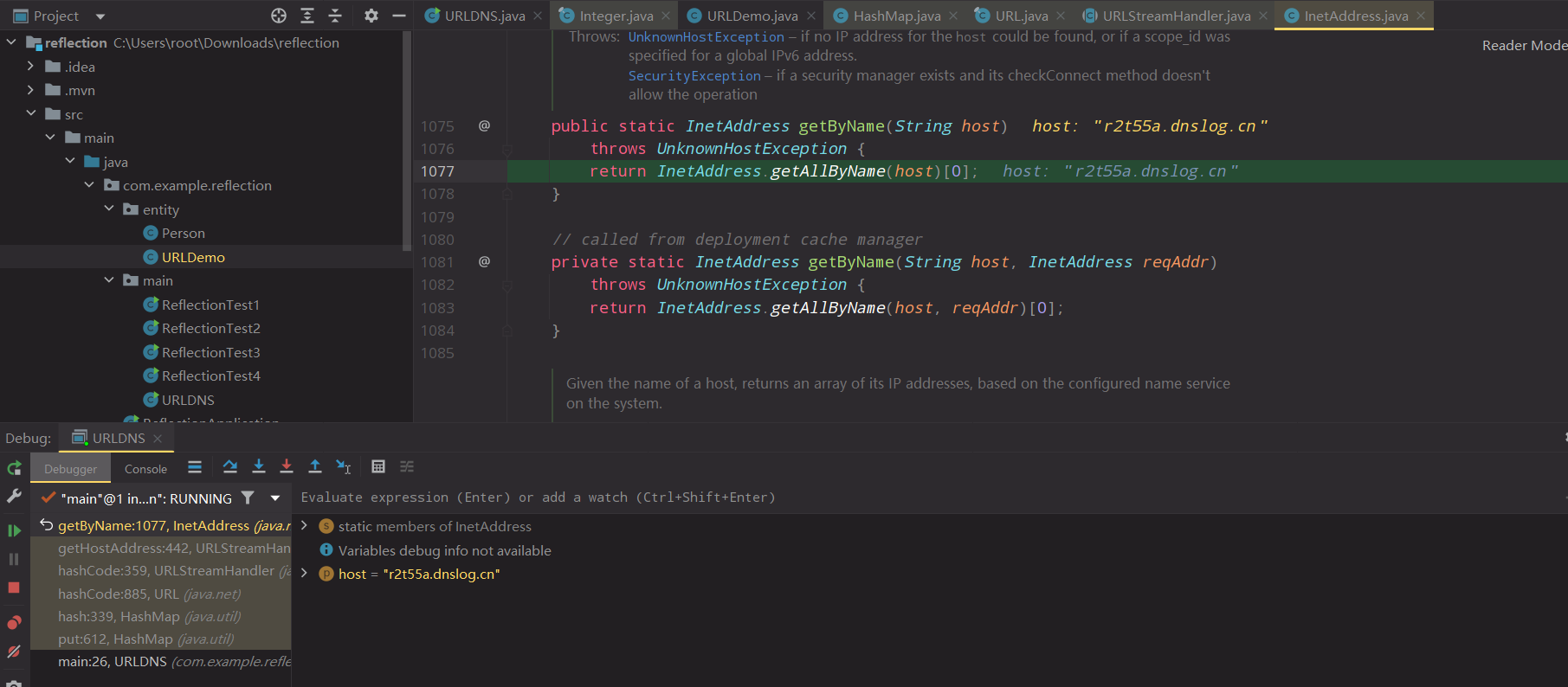 这里使用强制步入可以看流程
