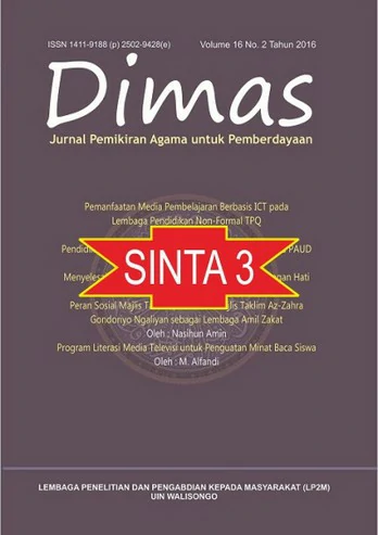 Dimas: Jurnal Pemikiran Agama untuk Pemberdayaan