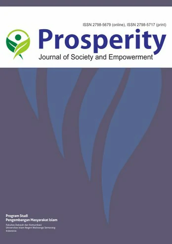 Prosperity: Journal of Society and Empowerment