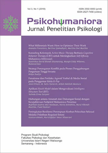Psikohumaniora: Jurnal Penelitian Psikologi