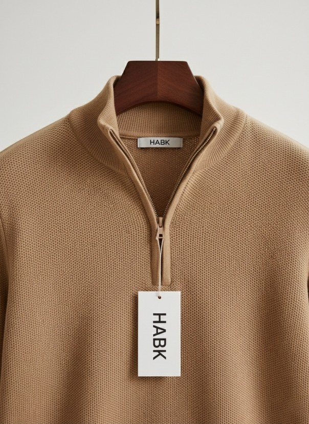 The Essential Quarter-Zip | Camel