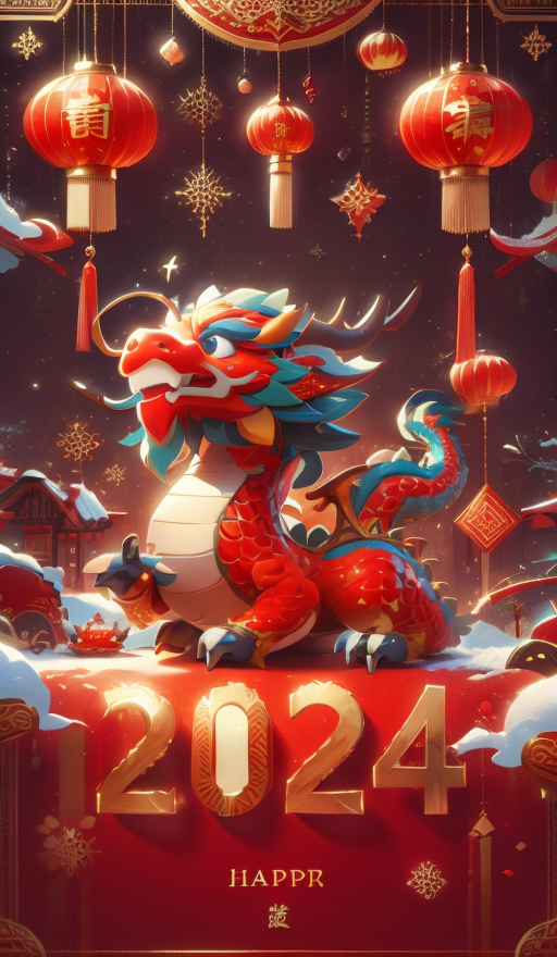 00346-2687739262-new year,dragon,(snowflakes_0.8),absurdres,cover,8k,poster style,3D effect,_lora_new_year_v1.0_0.6_,_lora_newyear_dragon_V1.0_0.png