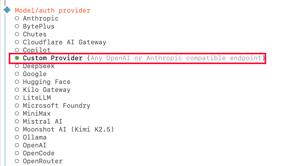 小龙虾配置界面截图 1