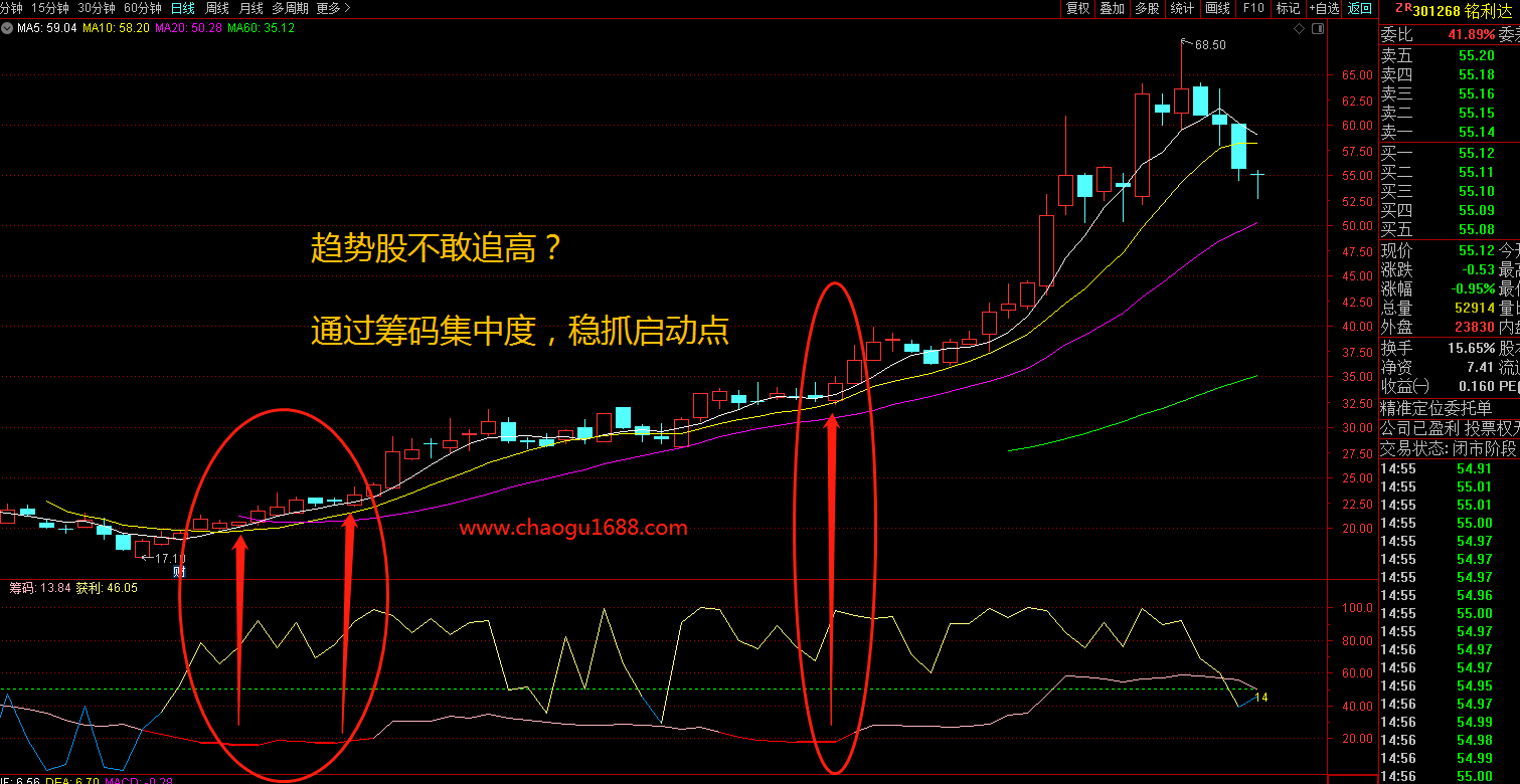 通达信筹码集中度指标+选股公式源码，通过筹码集中度捕捉主力资金意图！