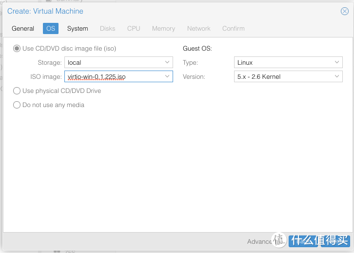 这里先随便选一个ISO待会要删除,linux 5.x核心