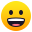 grinning