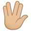 Vulkanischer Gruß: mittelheller Hautton :vulcan_tone2: 🖖🏼