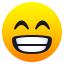 Beaming face with smiling eyes :grin: 😁