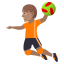 Person playing handball: medium skin tone :person_playing_handball_tone3: 🤾🏽