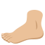 Pie: tono de piel medio-claro :foot_tone2: 🦶🏼