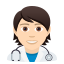 Health worker: light skin tone :health_worker_tone1: 🧑🏻⚕️