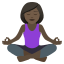 🧘🏿‍♀️