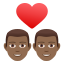 👨🏾‍❤️‍👨🏾