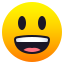 Grinning face with big eyes :smiley: 😃