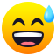 Grinning face with sweat :sweat_smile: 😅