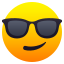 Smiling face with sunglasses :sunglasses: 😎