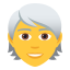 Person: weißes Haar :person_white_hair: 🧑🦳