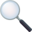 Magnifying glass tilted left :mag: 🔍