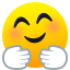 Sarılma yüzü :hugging: 🤗
