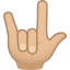 Love-you gesture: medium-light skin tone :love_you_gesture_tone2: đ€đŒ