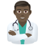 👨🏿‍⚕️