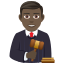 👨🏿‍⚖️
