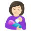 Woman feeding baby: light skin tone :woman_feeding_baby_tone1: 👩🏻🍼