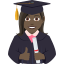 👩🏿‍🎓