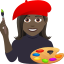 👩🏿‍🎨