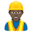👷🏿‍♀️