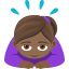 🙇🏾‍♀️