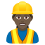👷🏿‍♀️