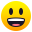 Grinning face with big eyes :smiley: 😃