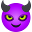 Smiling face with horns :smiling_imp: 😈