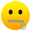 Zipper-mouth face :zipper_mouth: 🤐