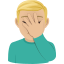 Man facepalming: medium-light skin tone :man_facepalming_tone2: 🤦🏼♂️