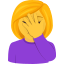 Woman facepalming :woman_facepalming: 🤦♀️