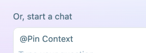 prompt top bar title