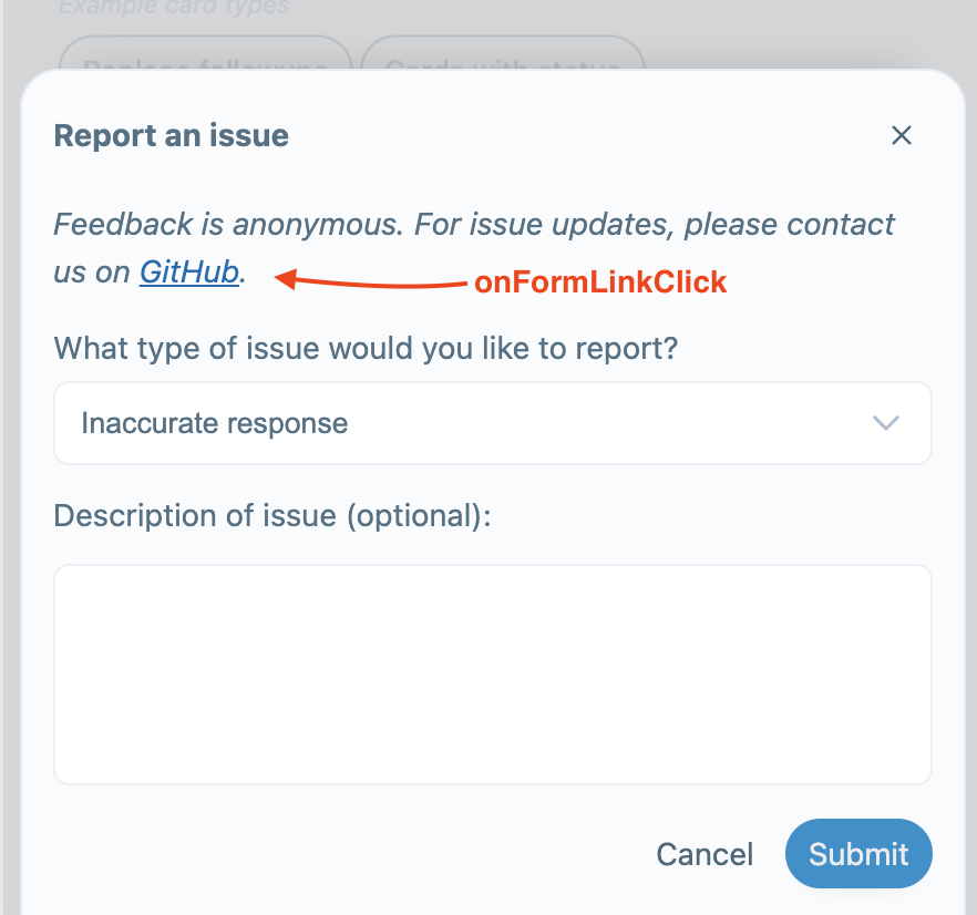 onFormLinkClick