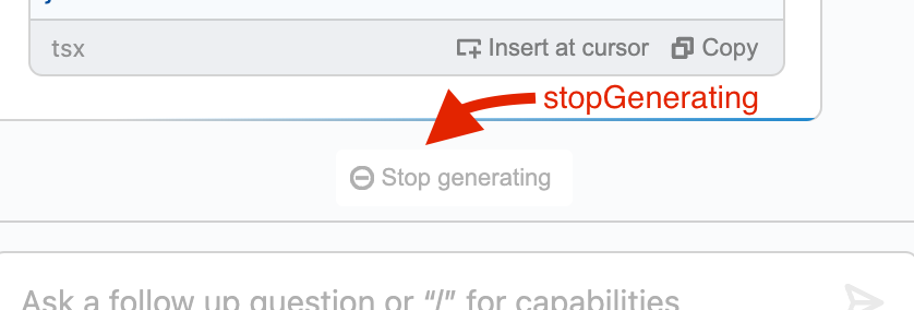 stopGenerating