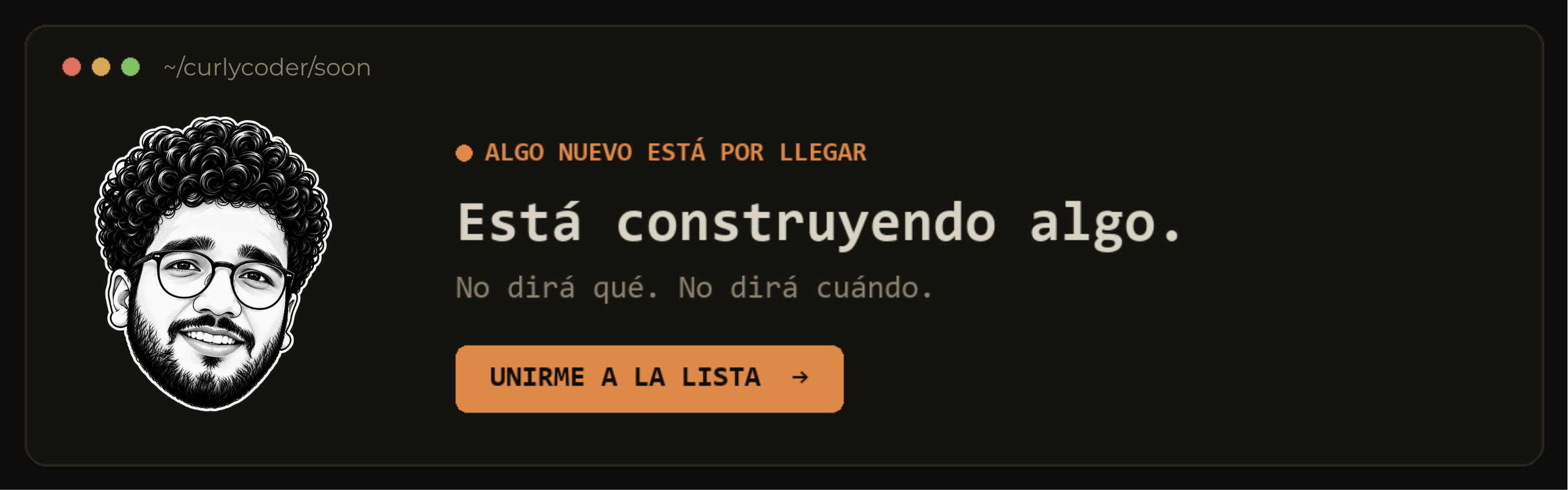 Algo nuevo estÃ¡ por llegar, Ãºnete a la lista