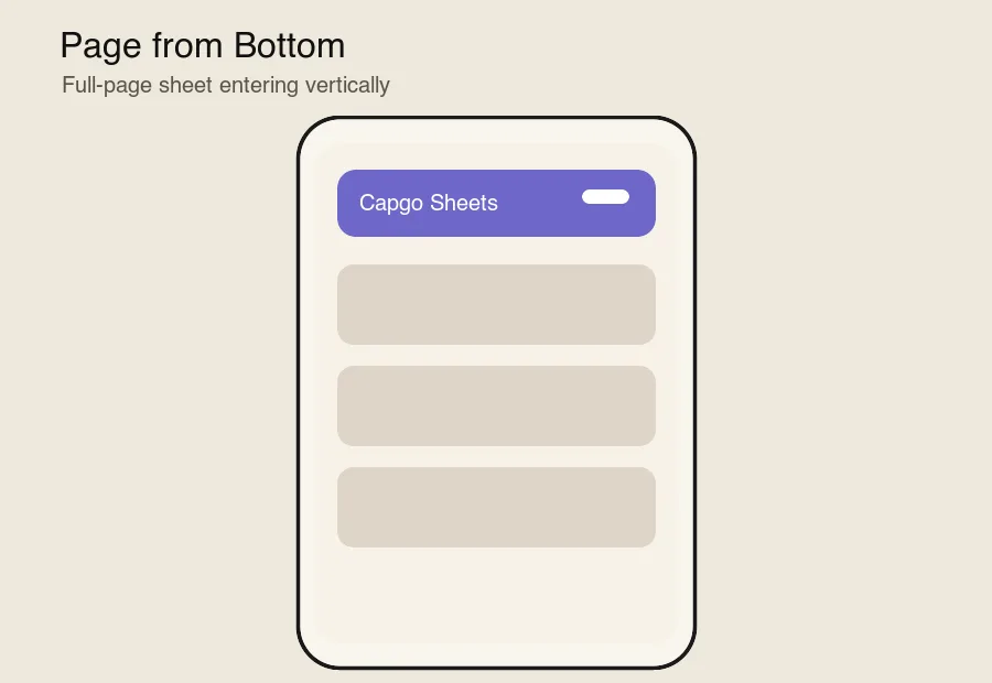 Page from Bottom demo