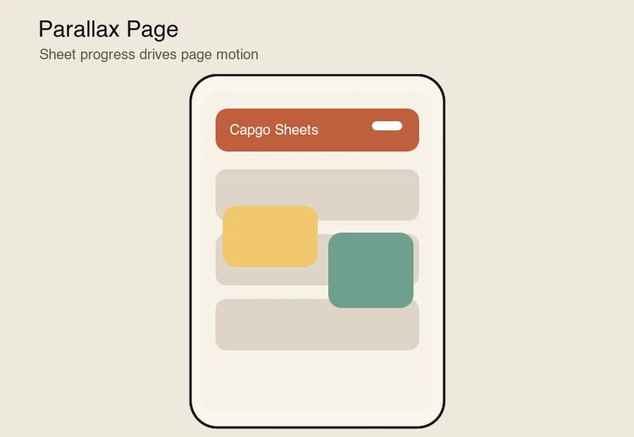 Parallax Page demo