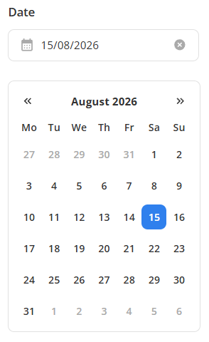 DatePicker