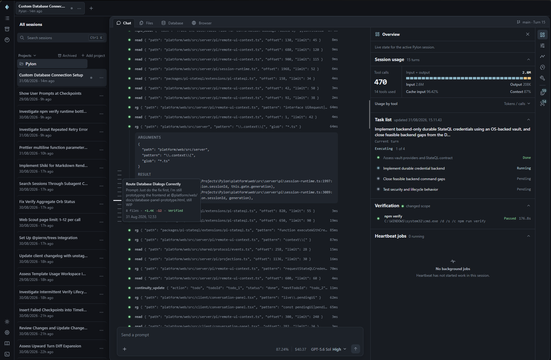 Pylon web app