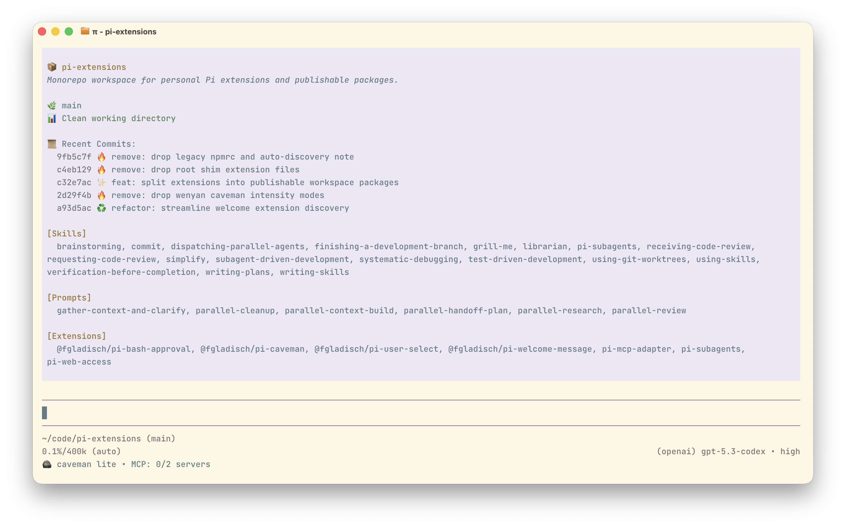 Welcome message example