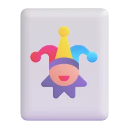 Joker Fluent 3D emoji