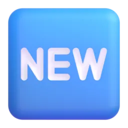 NEW button Fluent 3D emoji