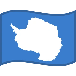 Flag: Antarctica Fluent 3D emoji